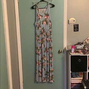 NEVER WORN Plus size tank maxi dress